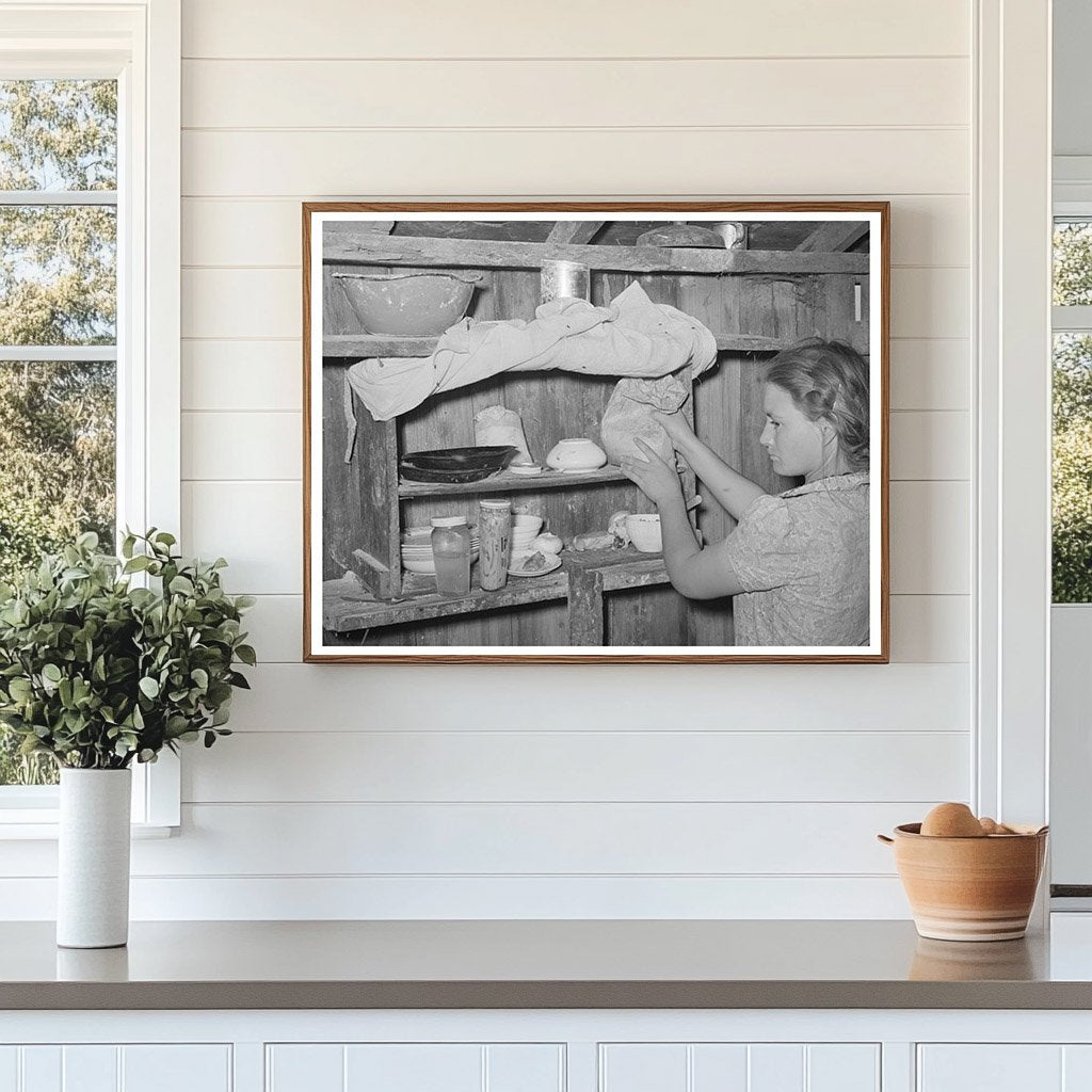 1939 Kitchen Cabinet of Agricultural Day Laborer Oklahoma