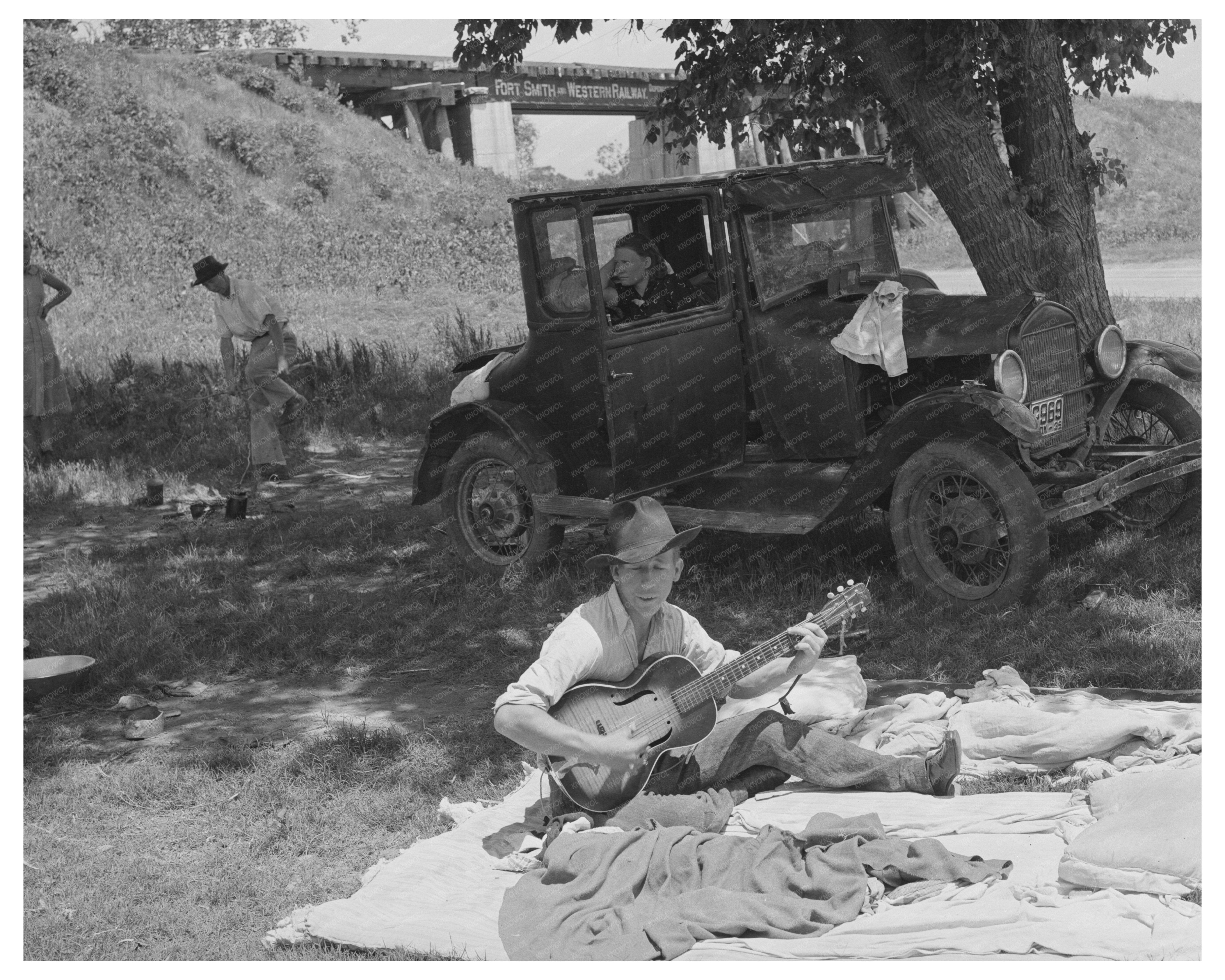 Migrant Worker Camp Near Prague Oklahoma June 1939
