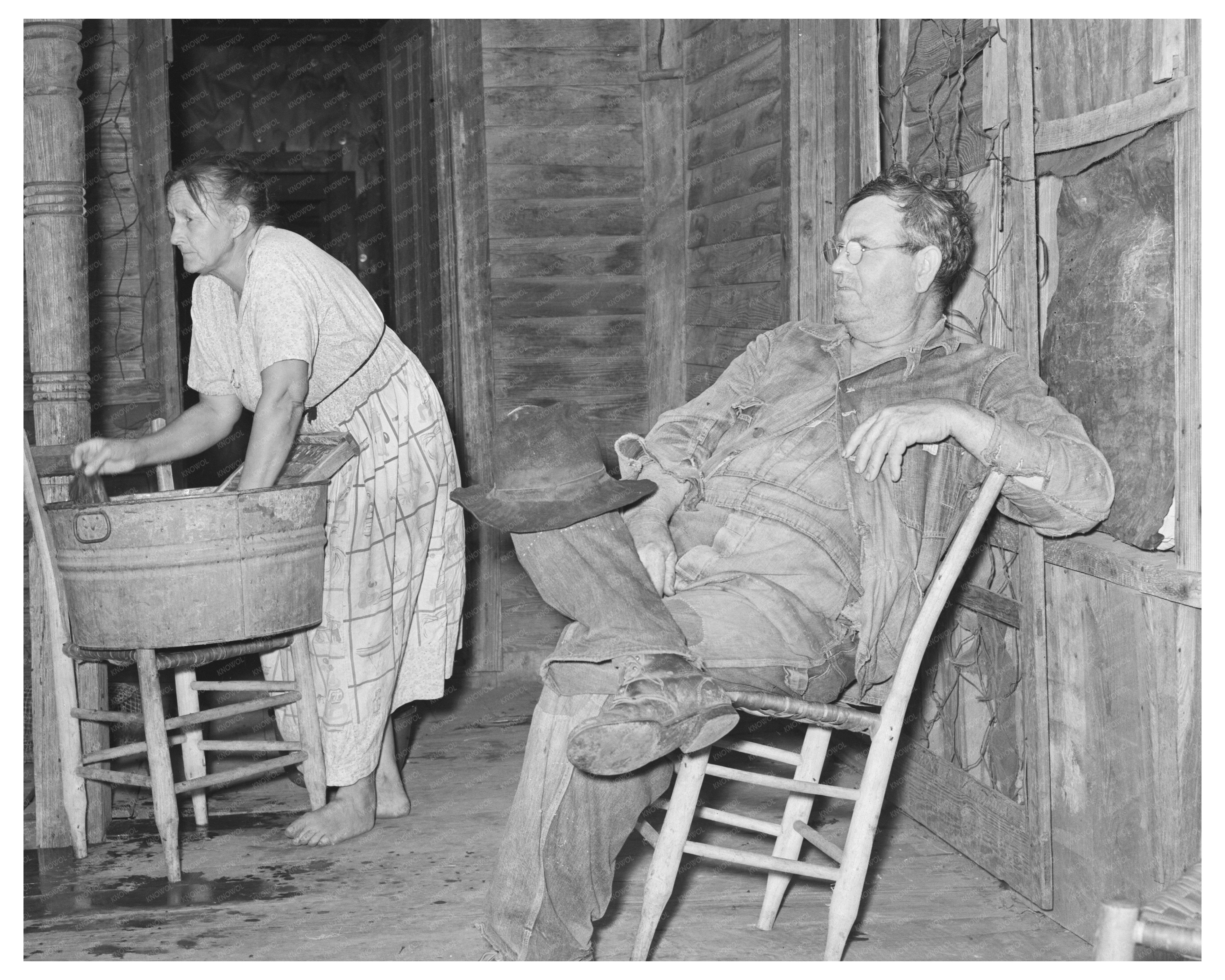 1939 Oklahoma Mans Struggles as Migrant Laborer in Arizona