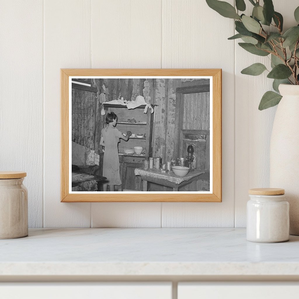 Tenant Farmer Kitchen Warner Oklahoma June 1939