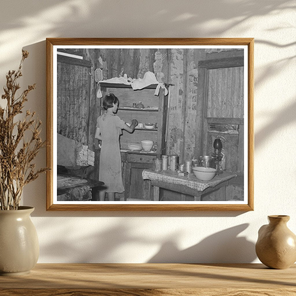 Tenant Farmer Kitchen Warner Oklahoma June 1939