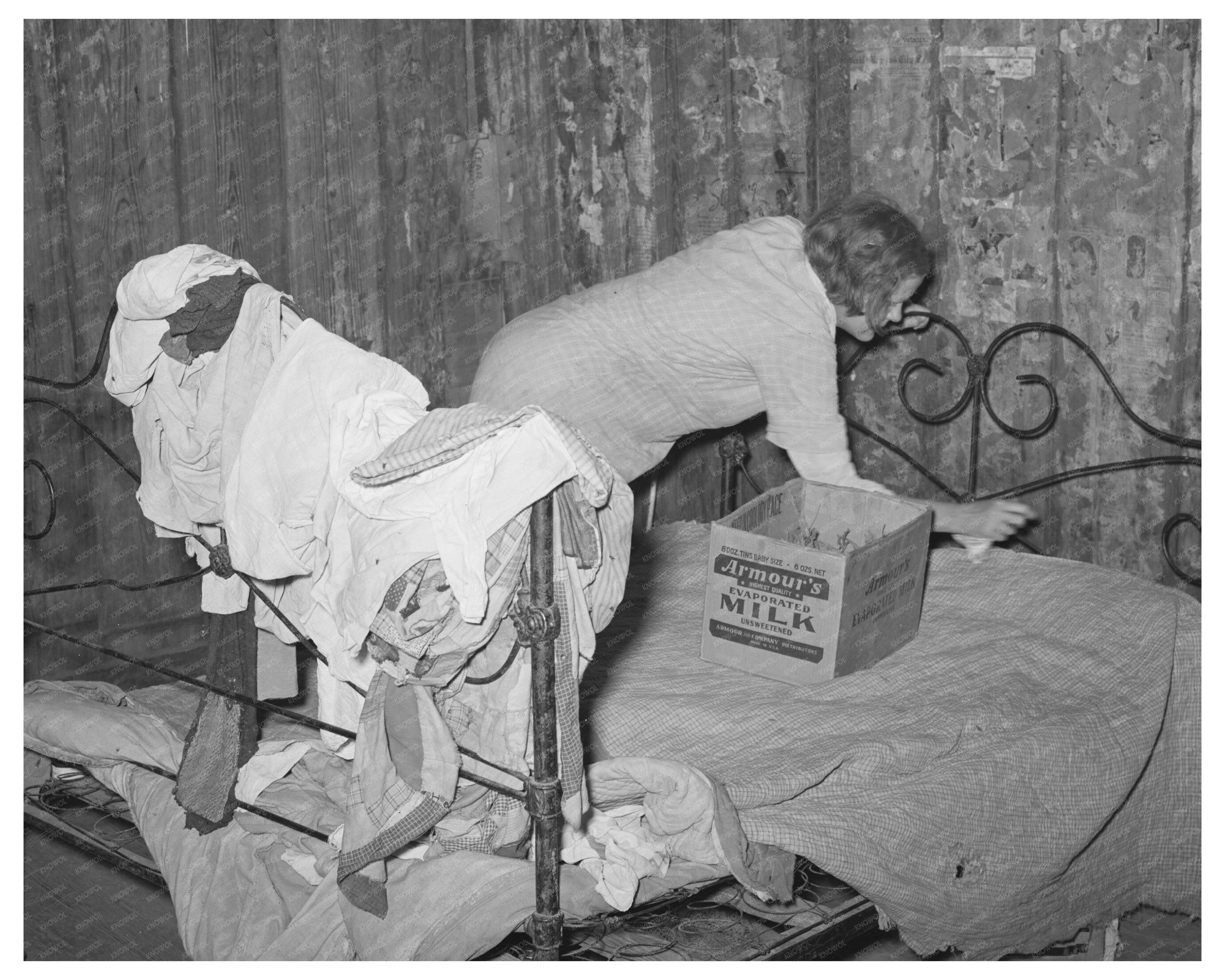 One-Room Shack of Day Laborer Warner Oklahoma 1939