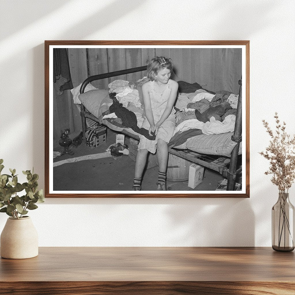 Migrant Girl in Camp House Muskogee County 1939