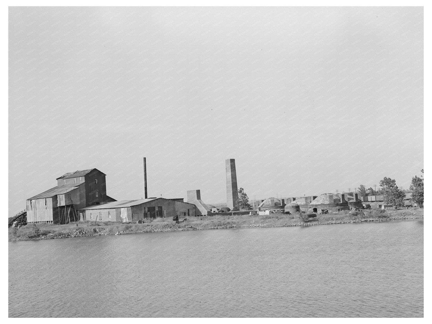 Abandoned Brick Kilns in Muskogee Oklahoma 1939