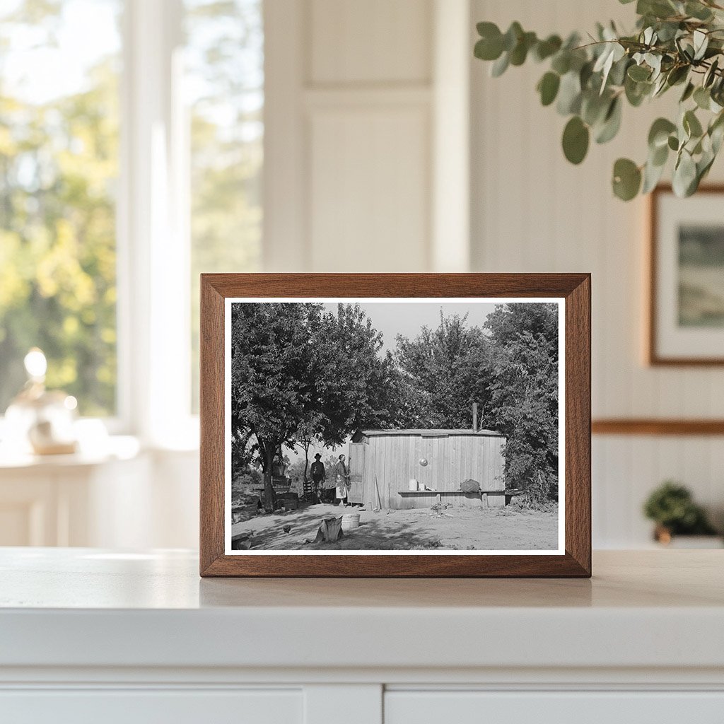 Migrant Workers Shack Muskogee County Oklahoma 1939