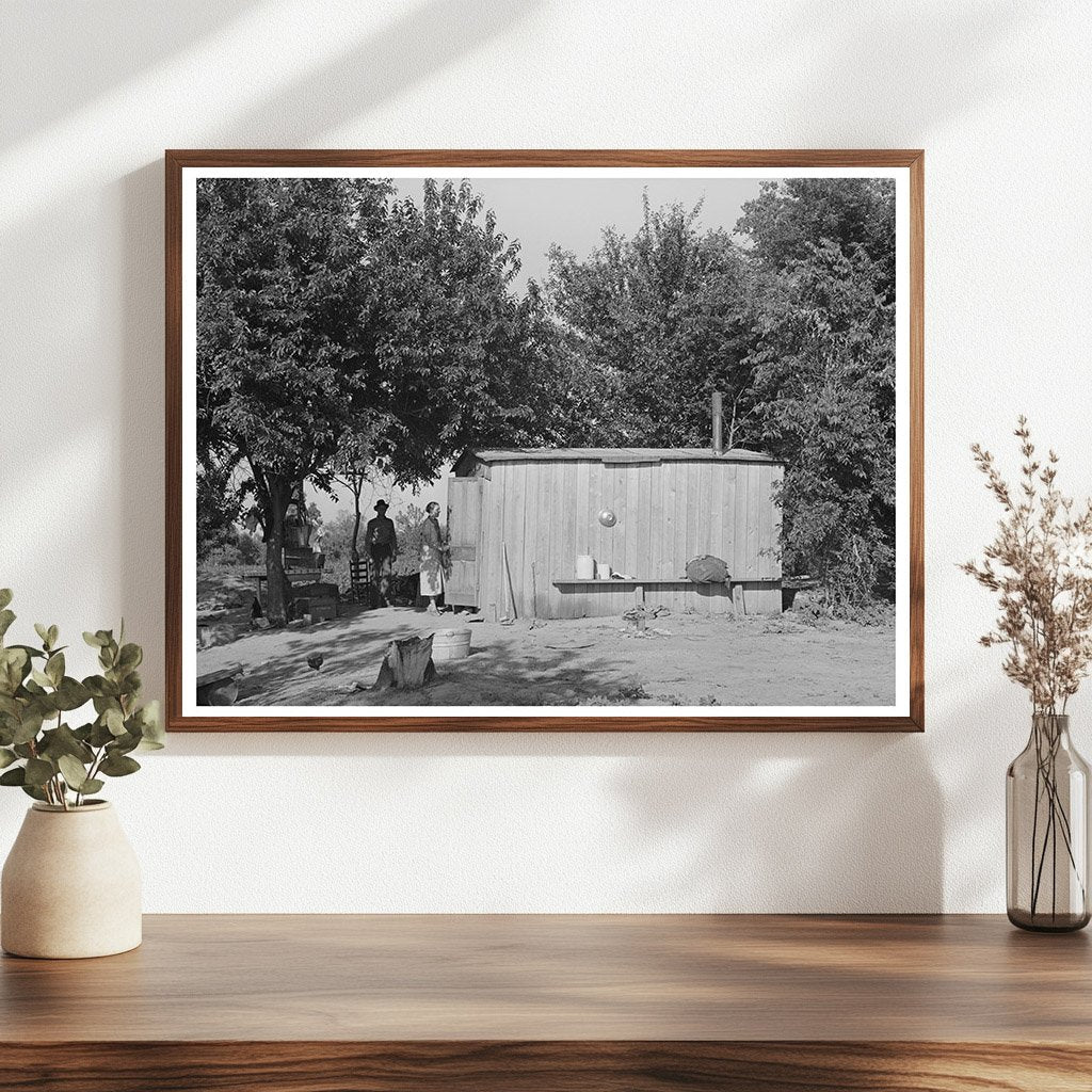 Migrant Workers Shack Muskogee County Oklahoma 1939