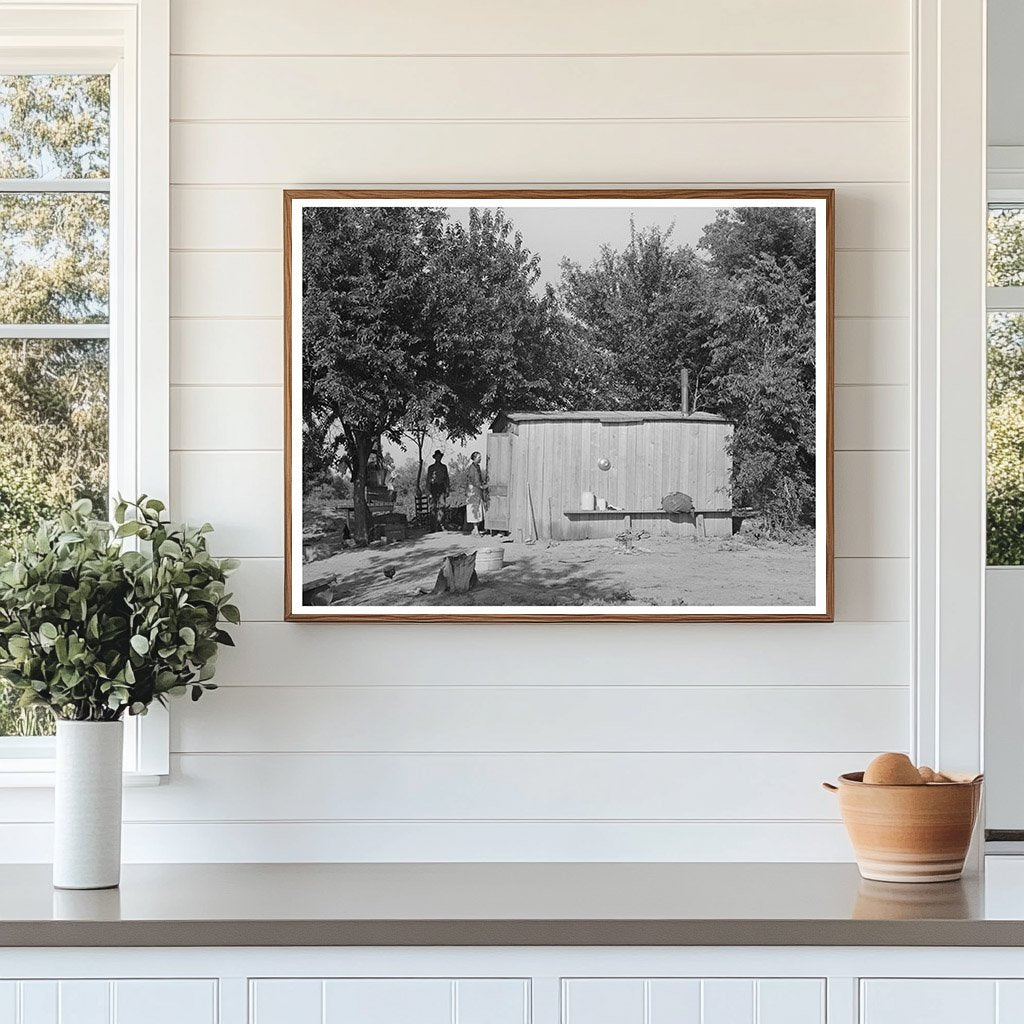 Migrant Workers Shack Muskogee County Oklahoma 1939