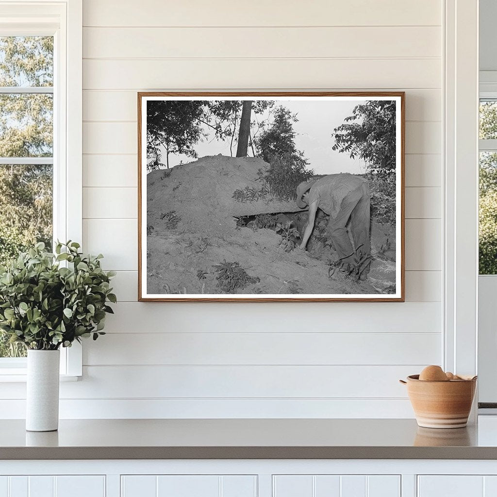 Migrant Boys in Storm Cellar Muskogee County Oklahoma 1939