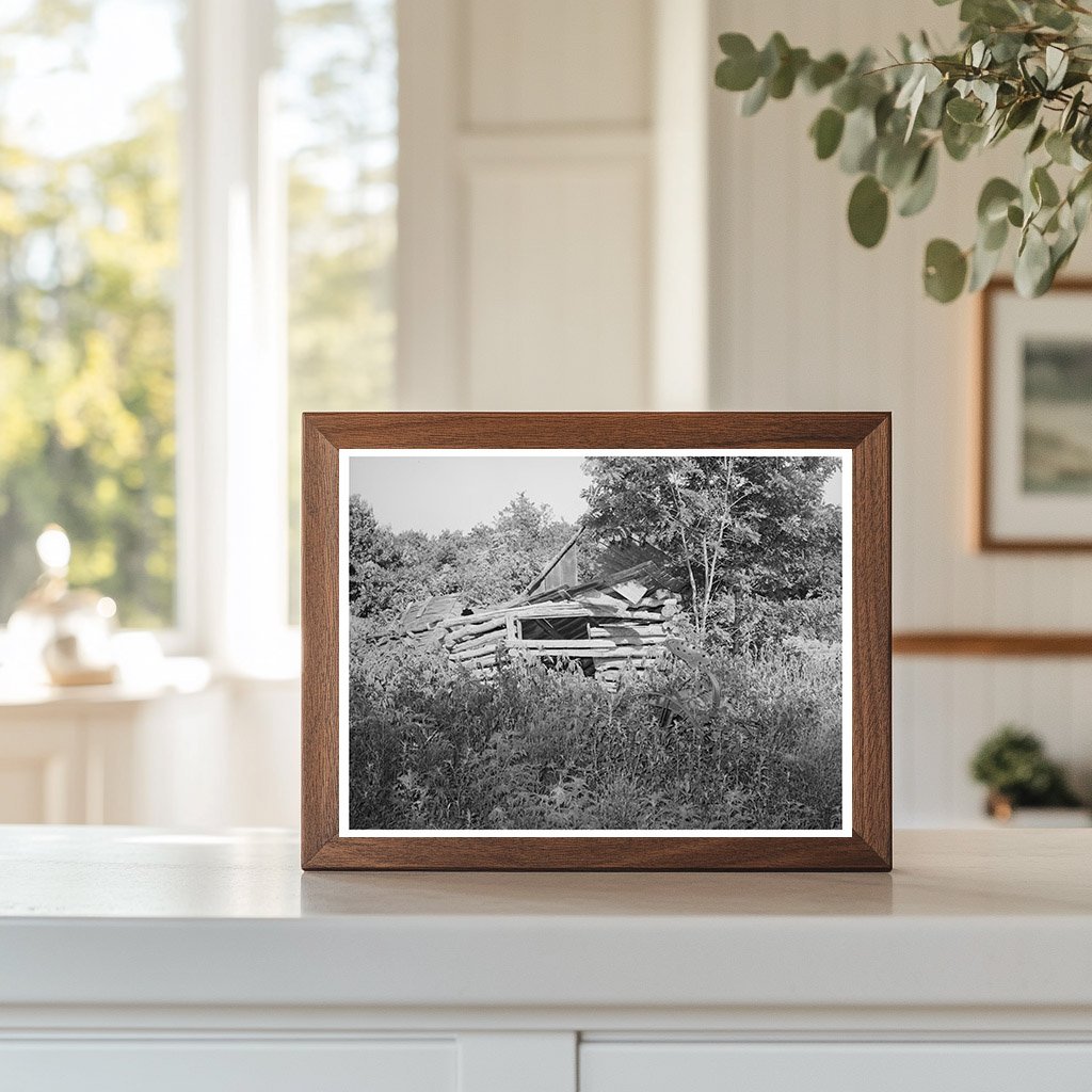 Abandoned Shed and Plow in Oklahoma June 1939