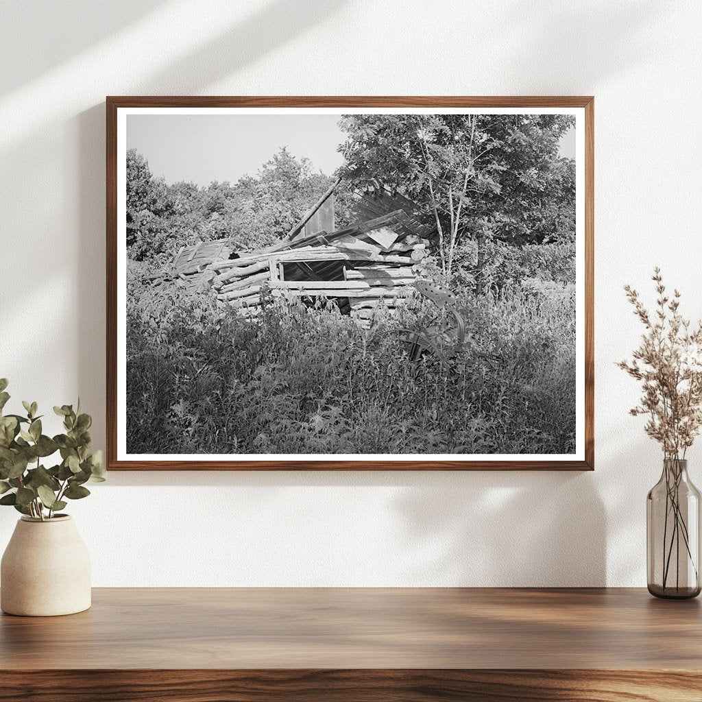 Abandoned Shed and Plow in Oklahoma June 1939