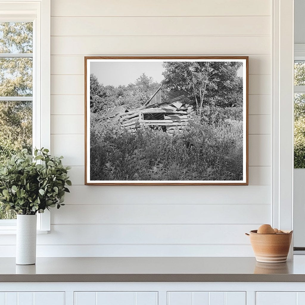 Abandoned Shed and Plow in Oklahoma June 1939