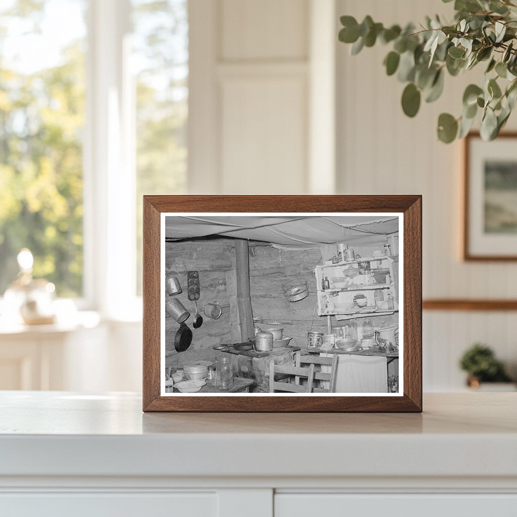 Migrant Workers Home Interior McIntosh County 1939