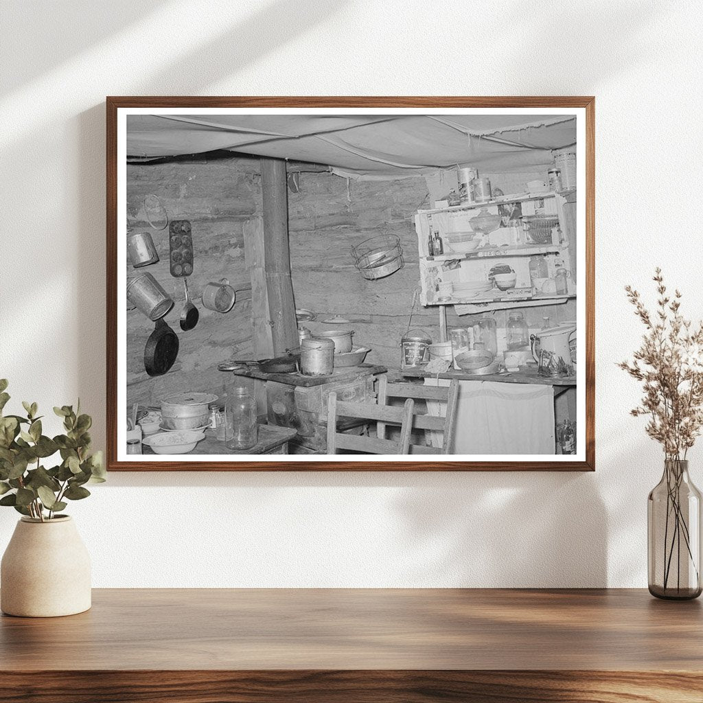 Migrant Workers Home Interior McIntosh County 1939