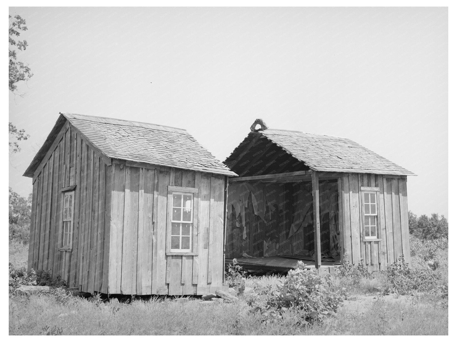 Abandoned Farmhouse McIntosh County Oklahoma June 1939