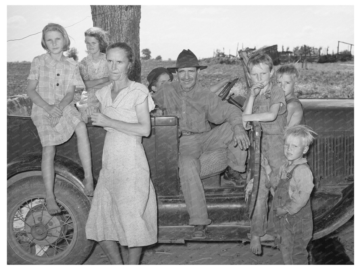 Agricultural Laborers in Oklahoma River Bottoms June 1939