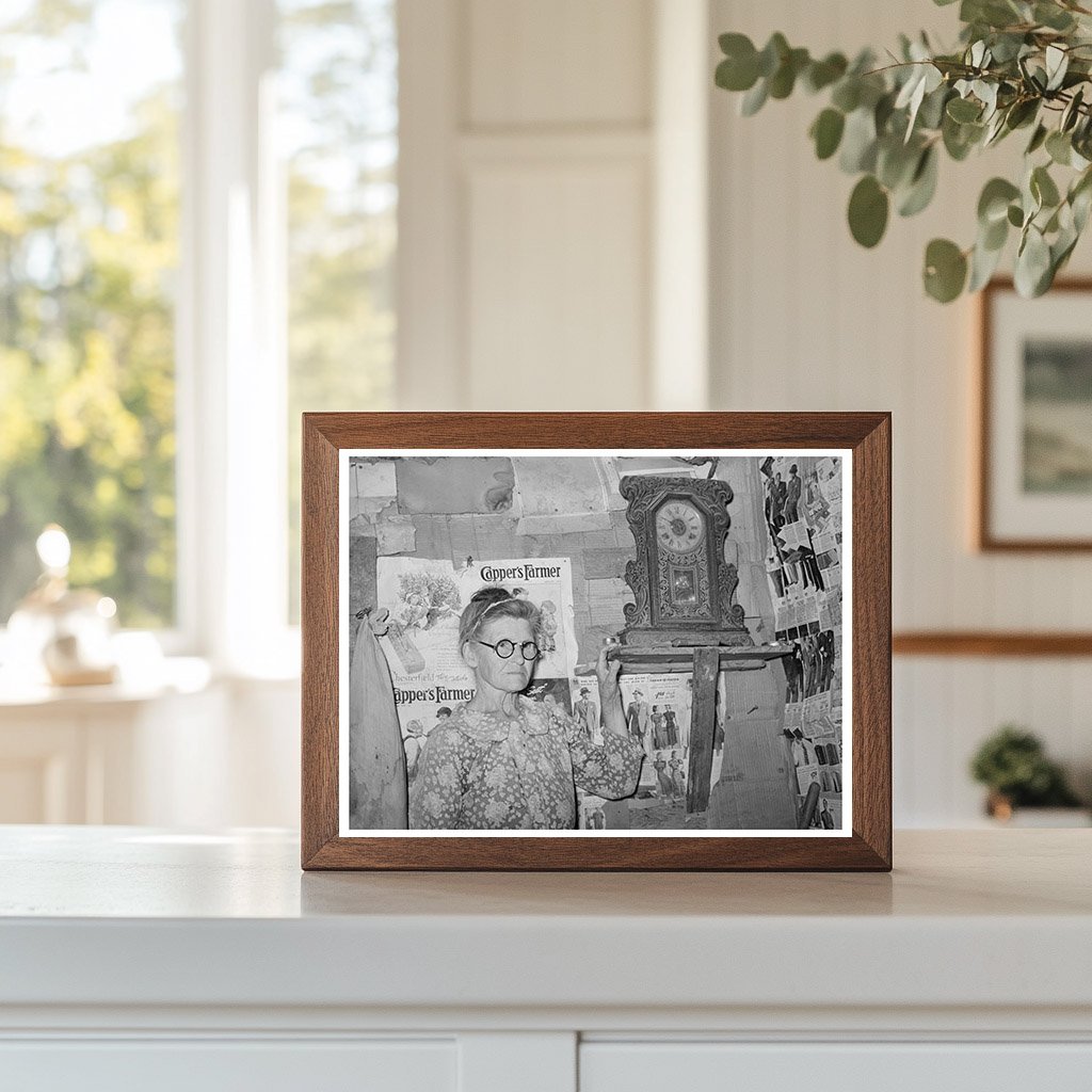 1939 Vintage Photo of Widow Tenant Farmer in Oklahoma