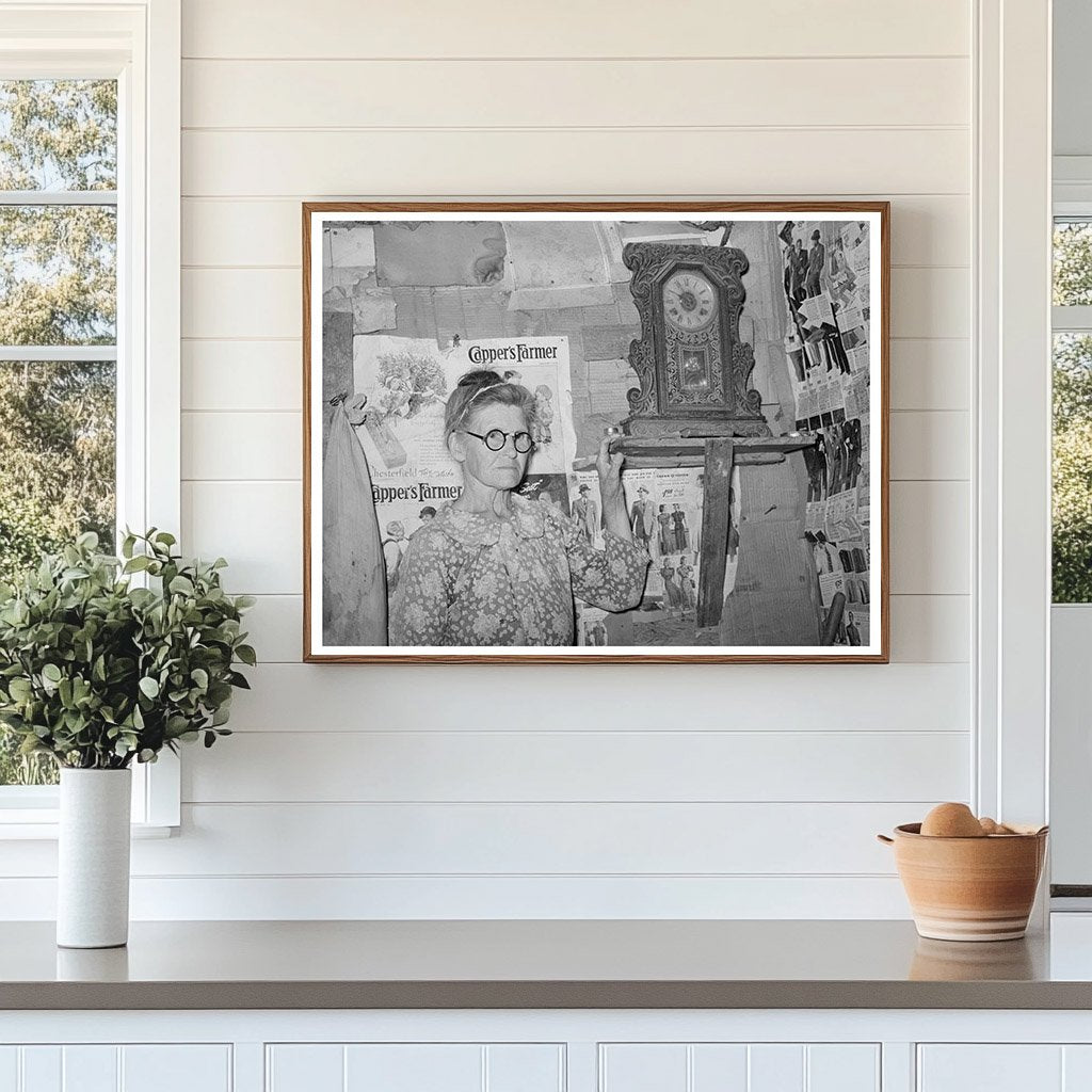 1939 Vintage Photo of Widow Tenant Farmer in Oklahoma