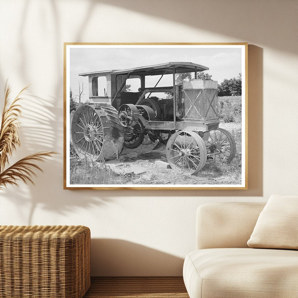 Gasoline Tractor on McIntosh County Farm June 1939