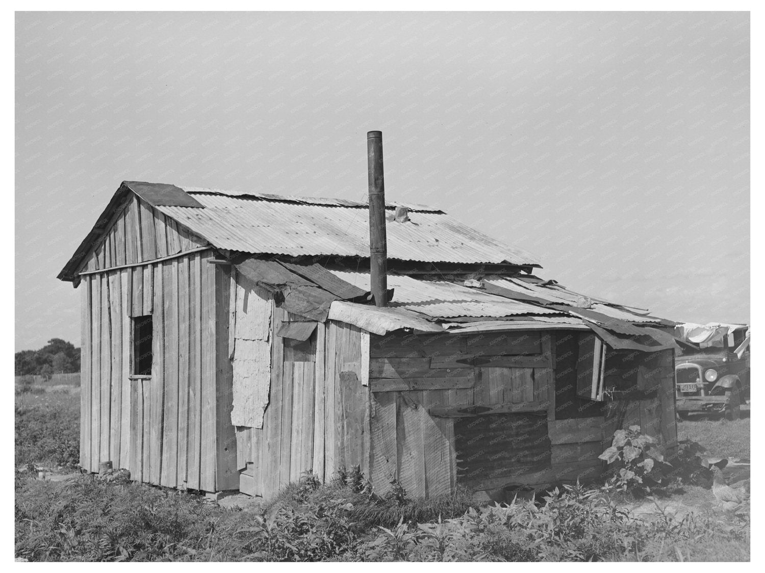 Tullahassee Oklahoma Migrant Worker Home June 1939