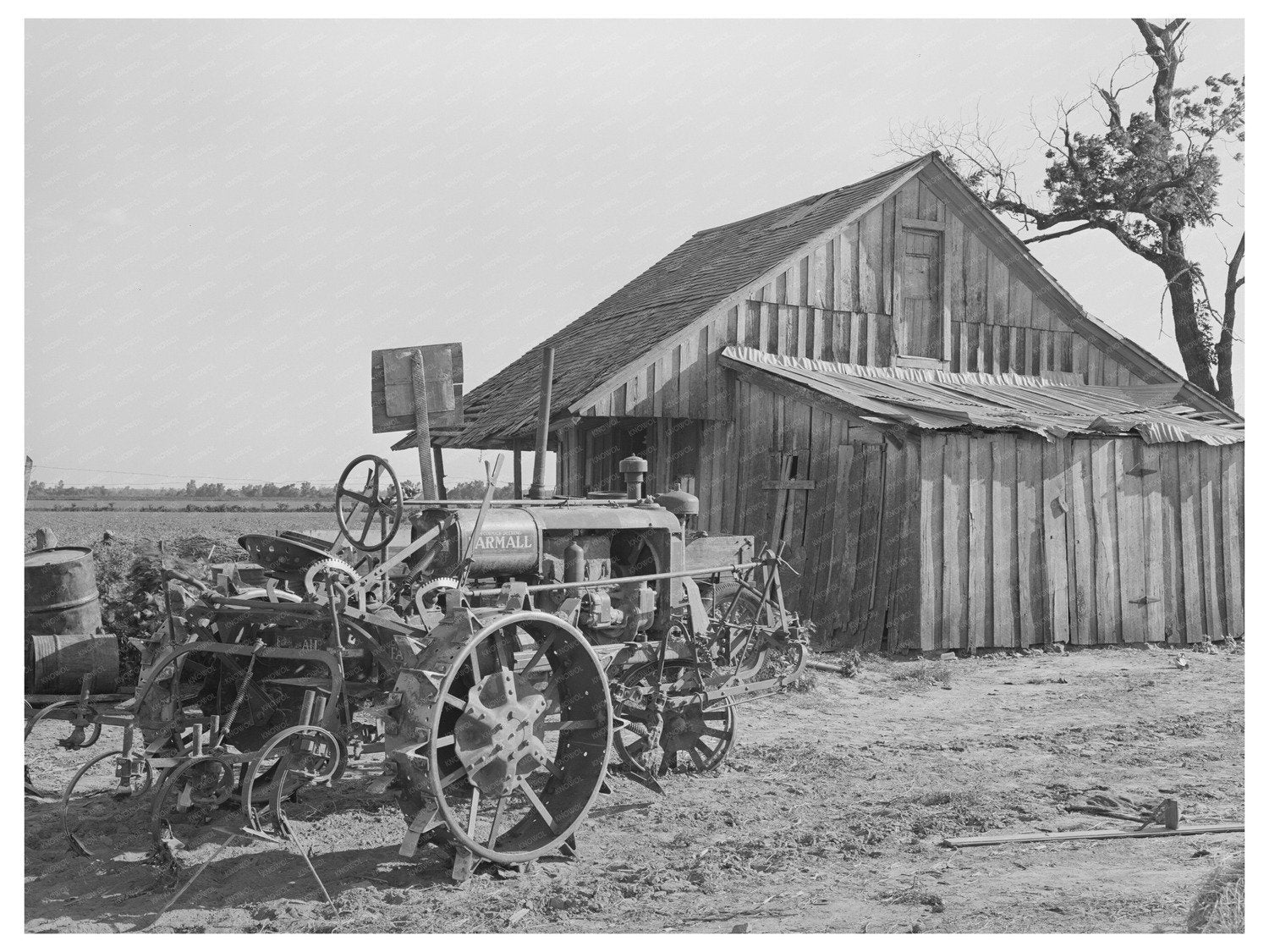 1939 Tractor and Home of Oklahoma Day Laborer