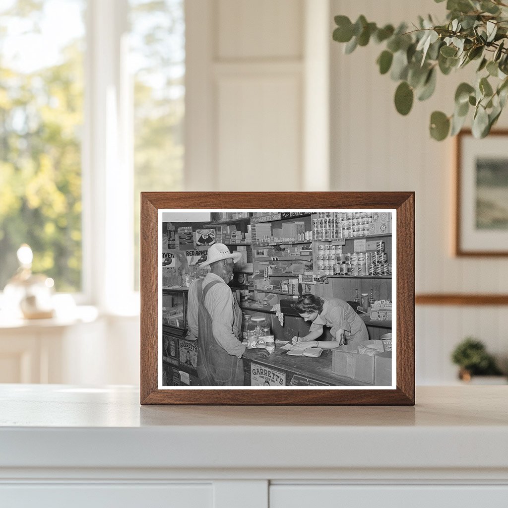 Vintage Country Store in Wagoner County Oklahoma 1939