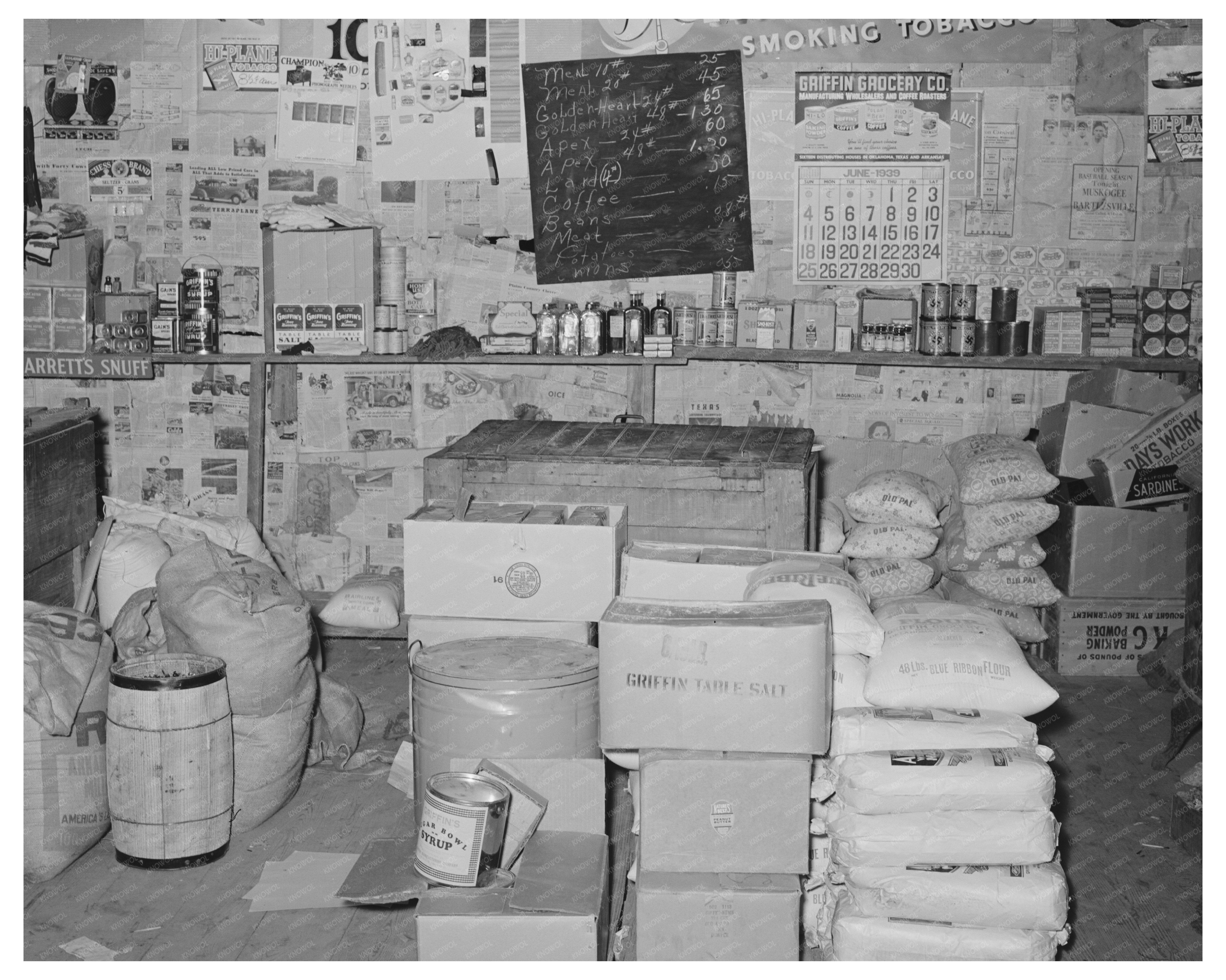 Vintage 1939 Country Store in Wagoner County Oklahoma