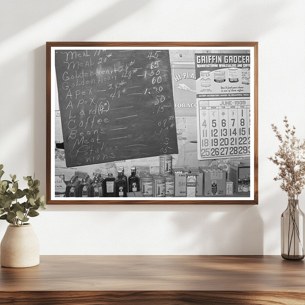 1939 Vintage Country Store Photo Wagoner County Oklahoma