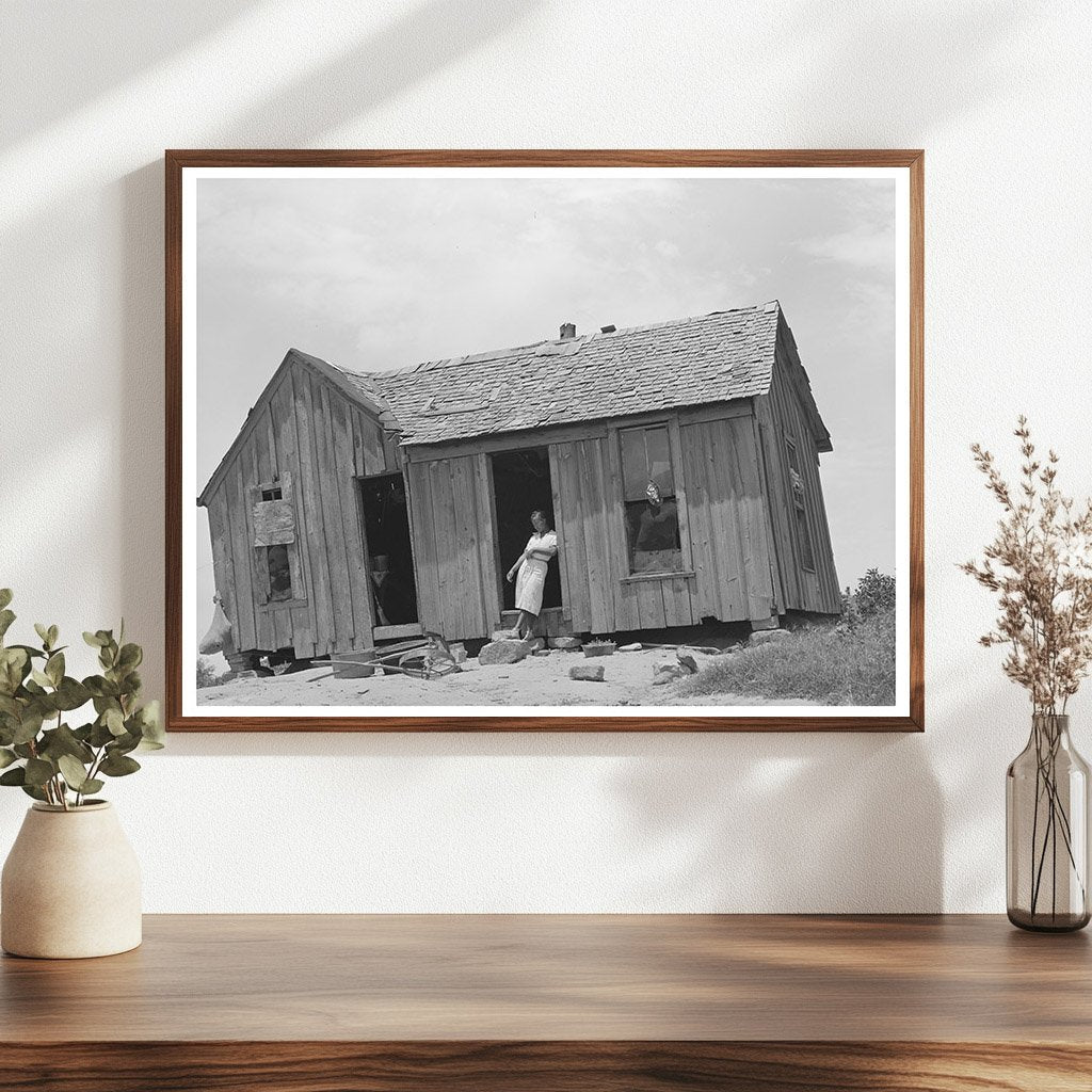 Vintage 1939 Photo of Agricultural Laborers Home Oklahoma