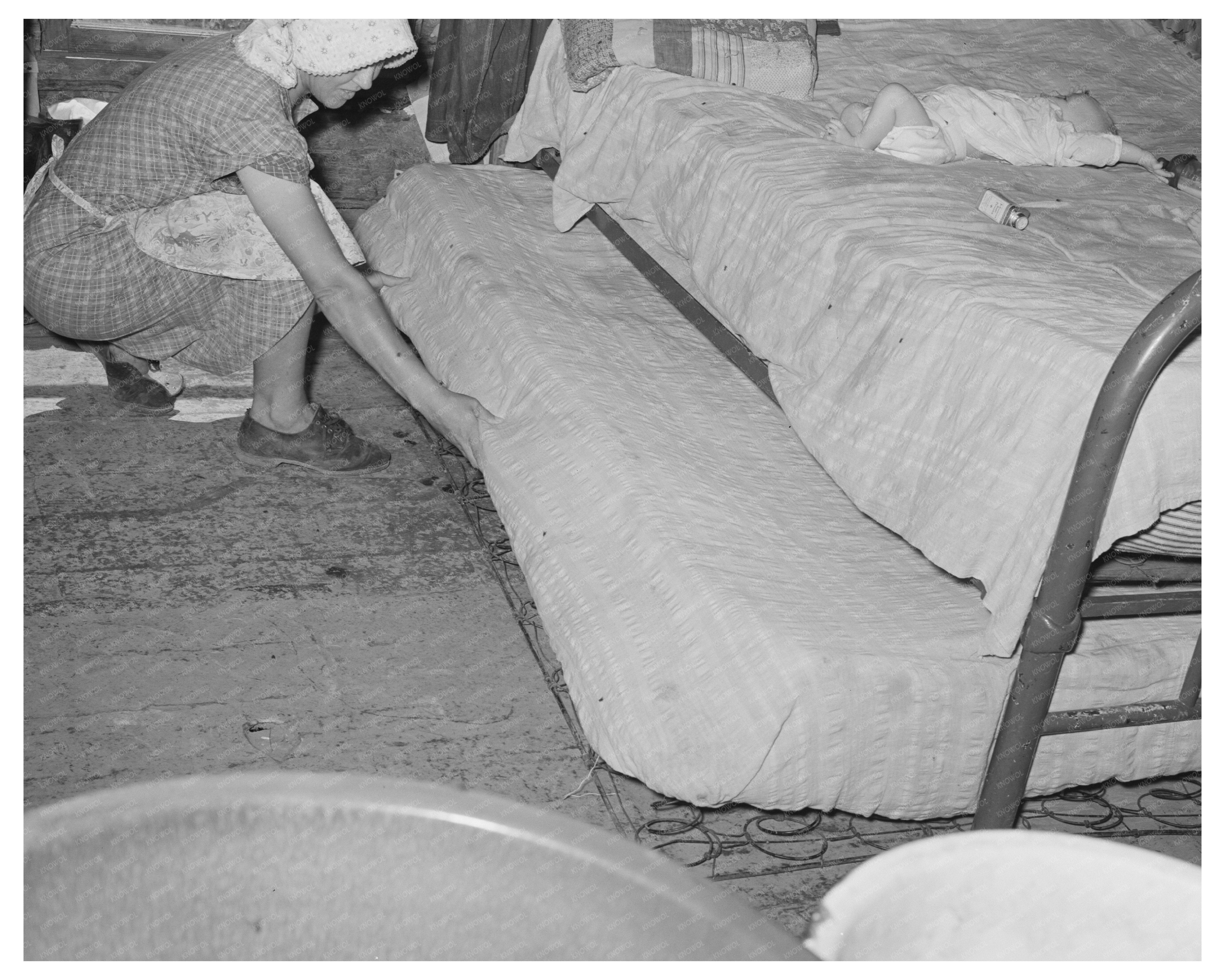 Tenant Farmers Wife in One-Room Shack Oklahoma 1939