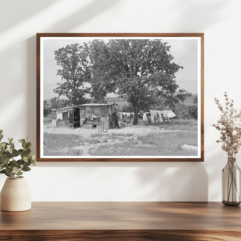 Home of Day Laborer Family Sequoyah County Oklahoma 1939