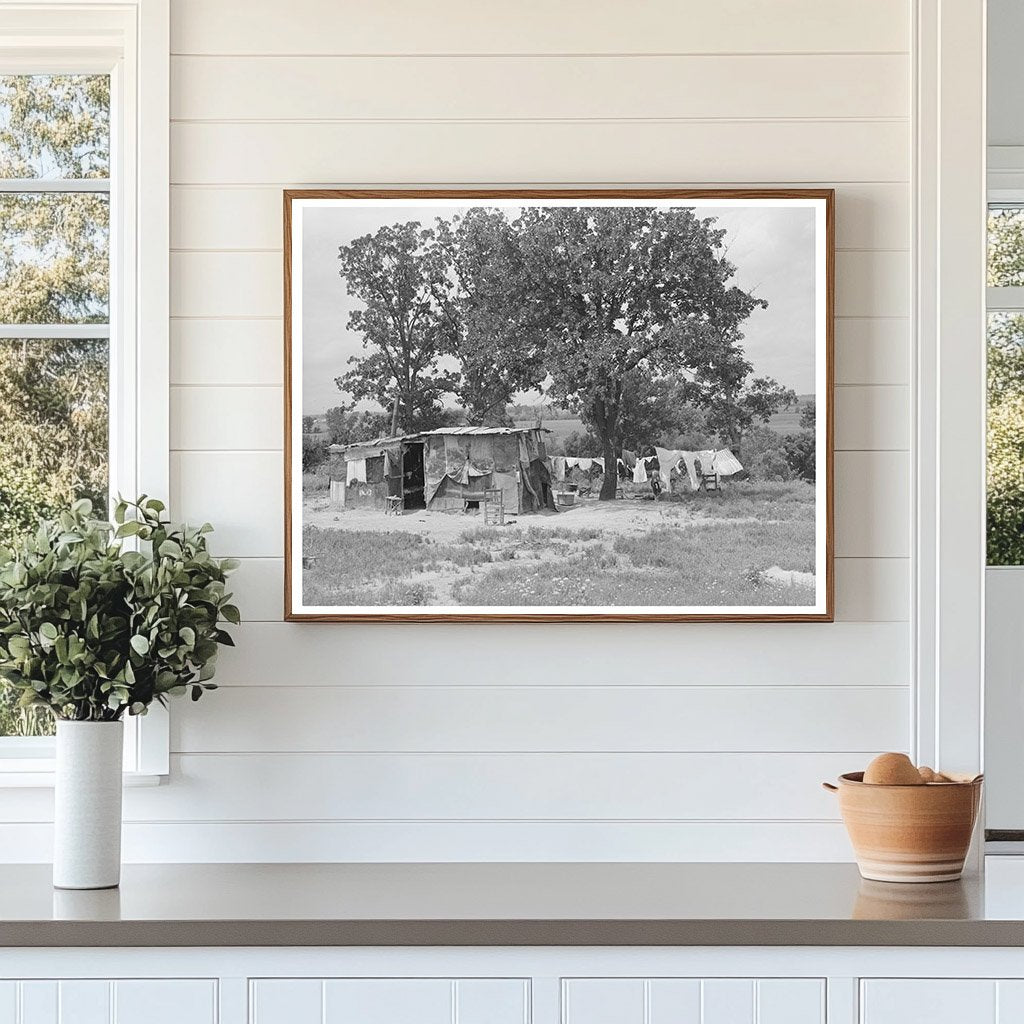 Home of Day Laborer Family Sequoyah County Oklahoma 1939