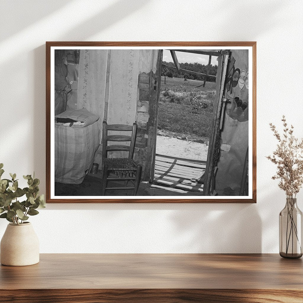 1939 Interior of Agricultural Laborers Home in Oklahoma