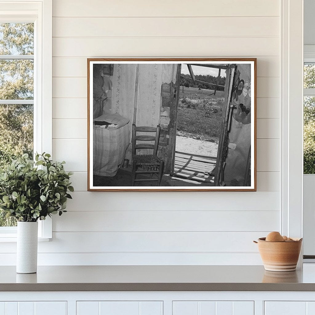 1939 Interior of Agricultural Laborers Home in Oklahoma