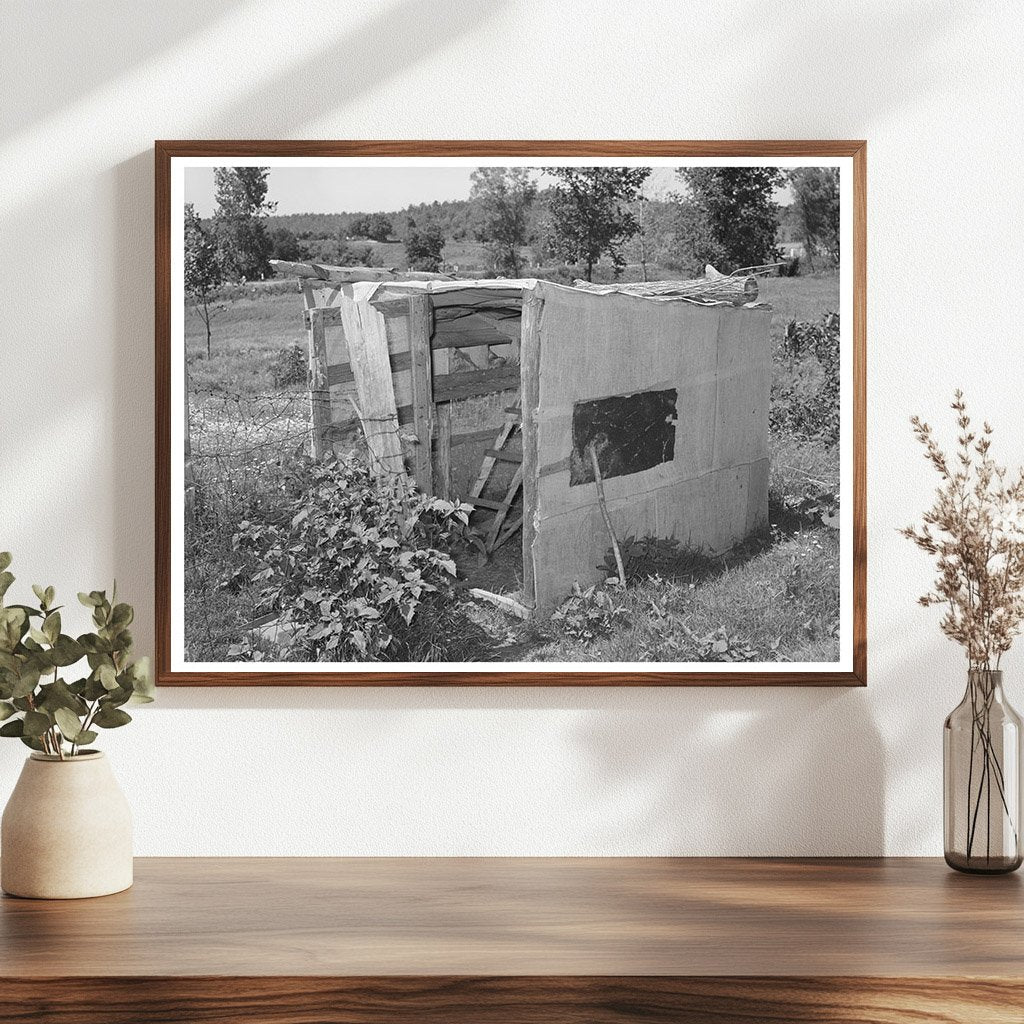 Vintage Chicken House in Sallisaw Oklahoma June 1939