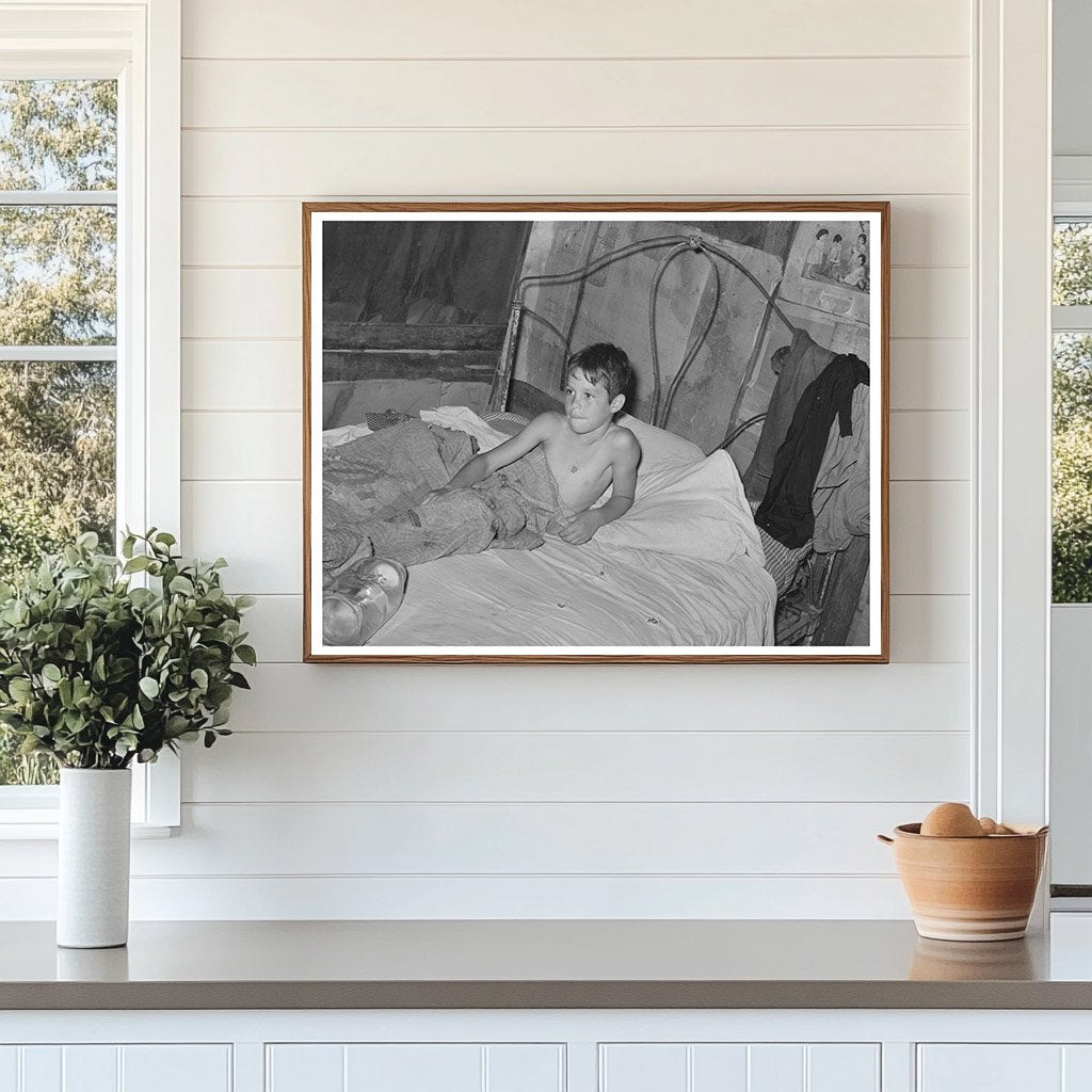 Migrant Family Life in Oklahoma June 1939 Black and White Photo