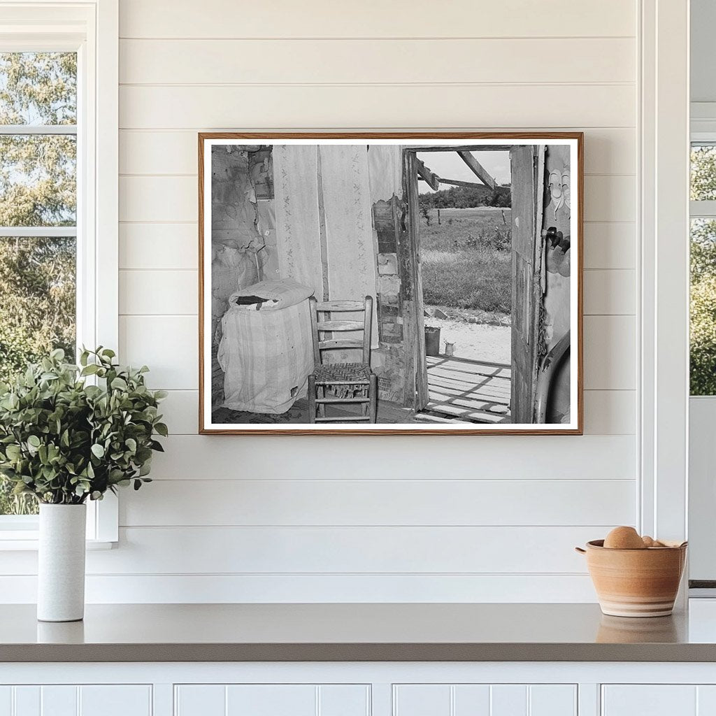 Vintage 1939 Photo of Day Laborers Home in Oklahoma