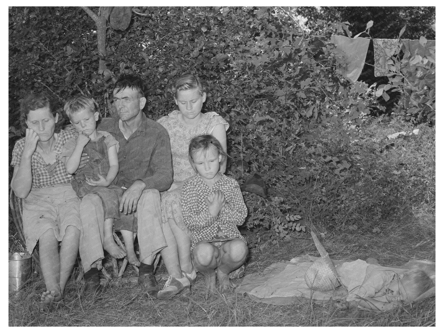 Migrant Family Laborers Oklahoma June 1939