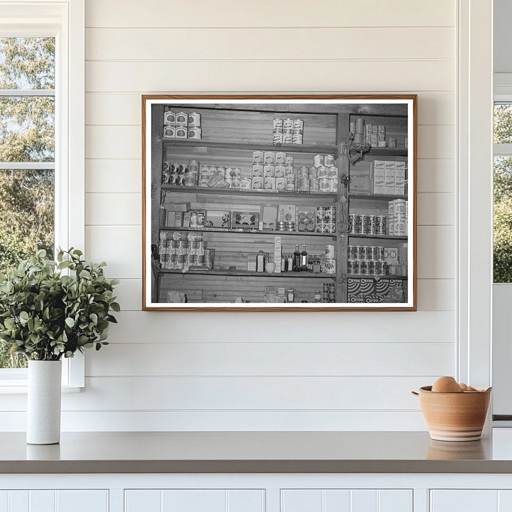 Grocery Store in Vian Oklahoma June 1939 Vintage Image