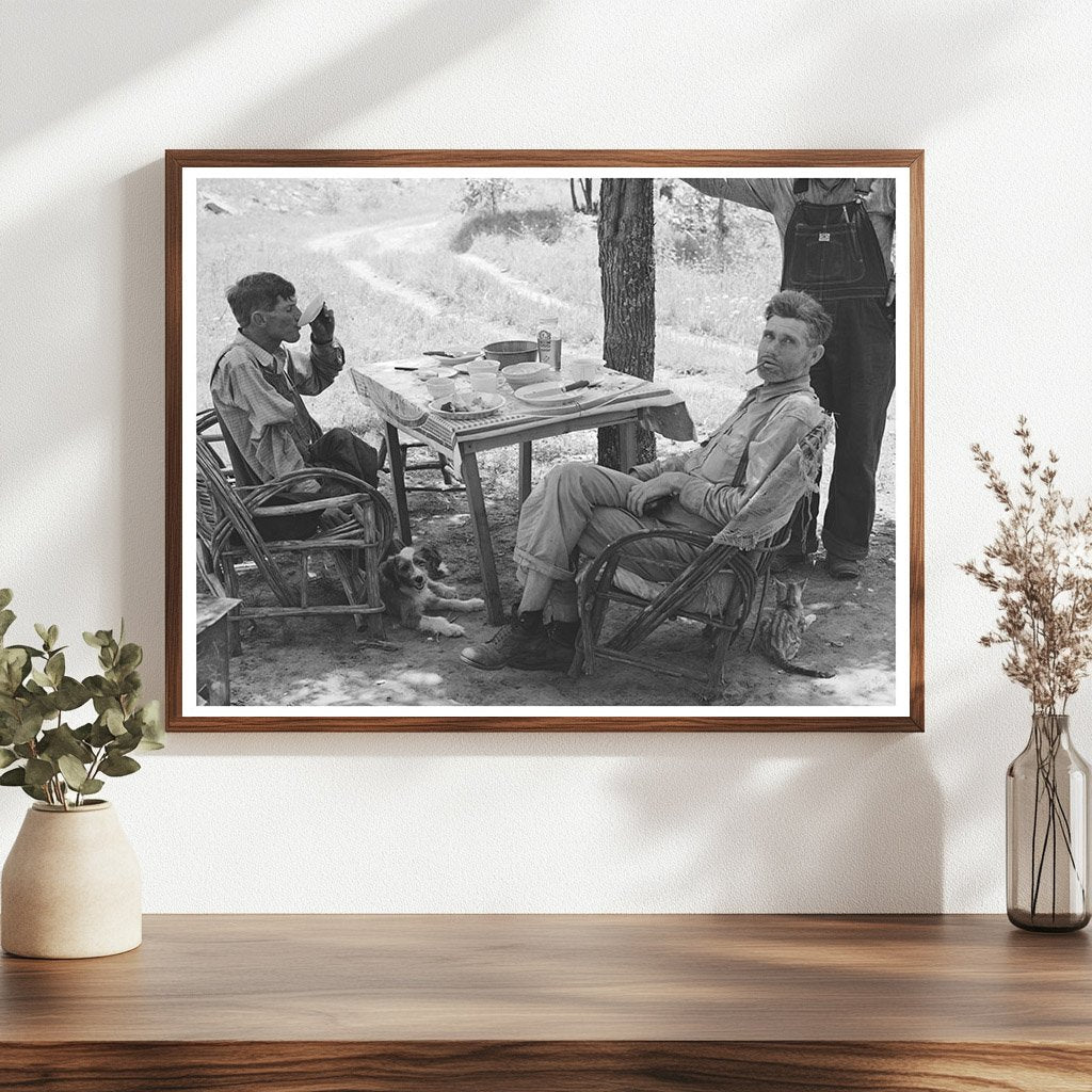 Farmers Lunch at Agricultural Camp Sallisaw Oklahoma 1939