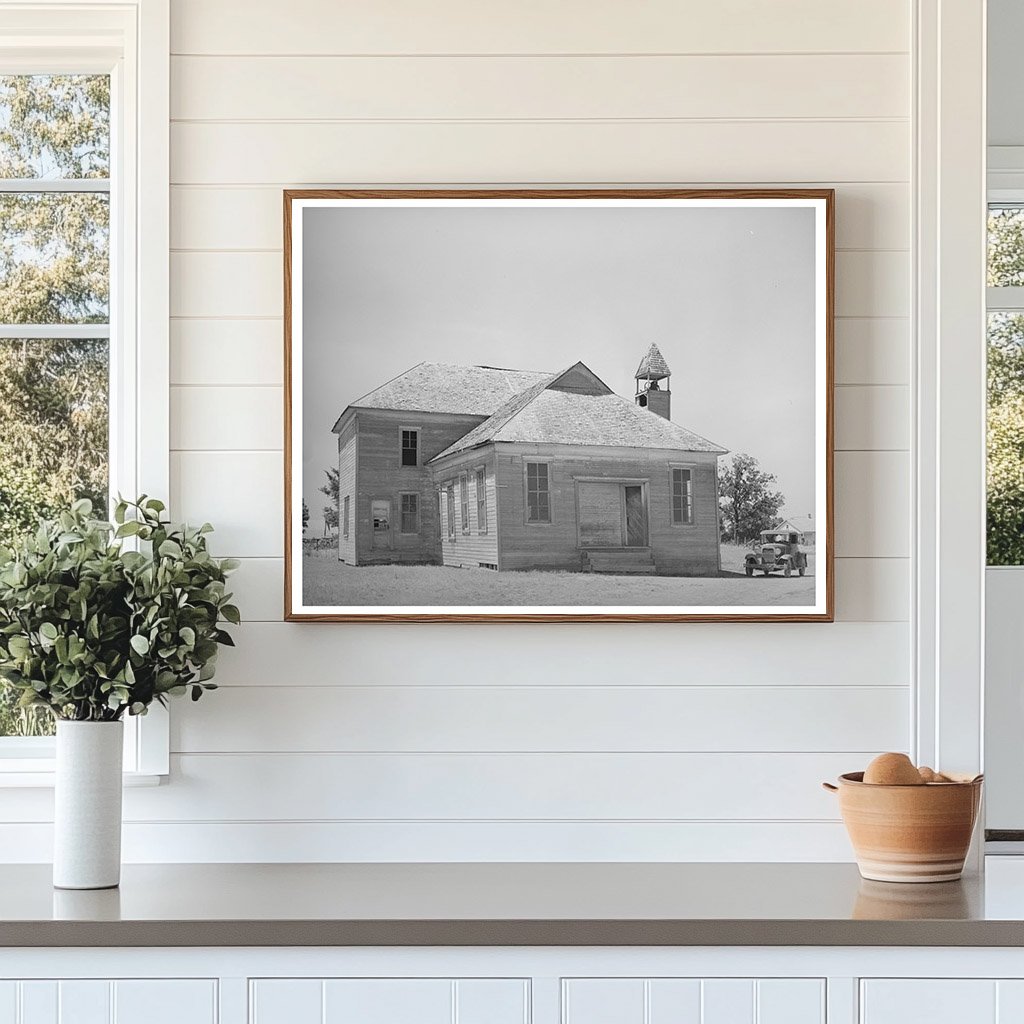 Old Schoolhouse in Akins Oklahoma June 1939