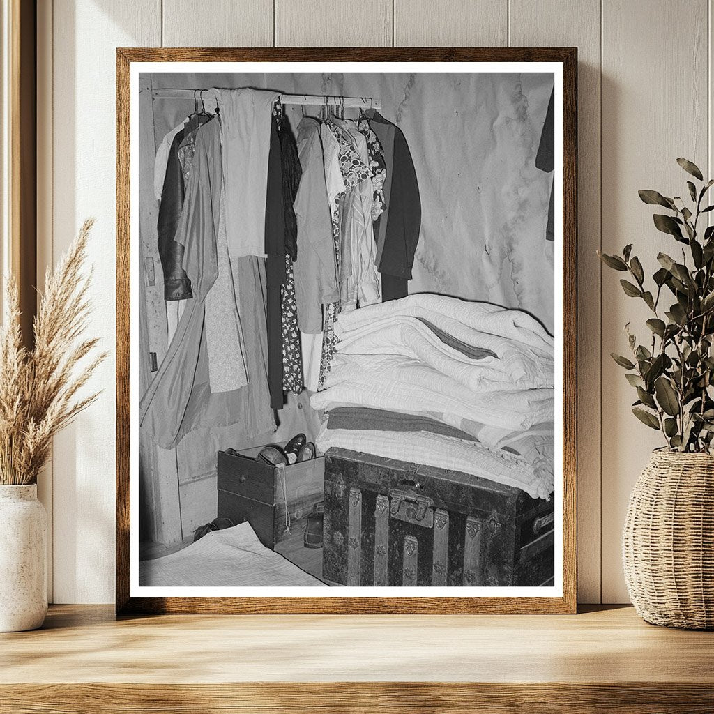 Farm Family Bedroom in Oklahoma June 1939