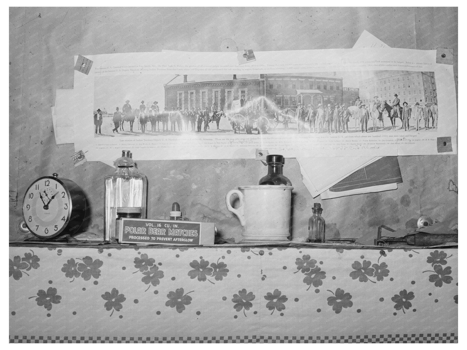 Farm Family Home Scene June 1939 WPA Sallisaw Oklahoma