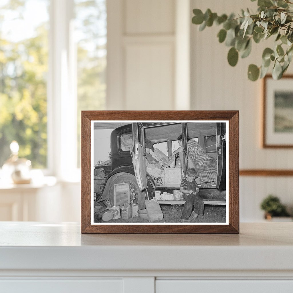 Migrant Familys Belongings in Oklahoma June 1939