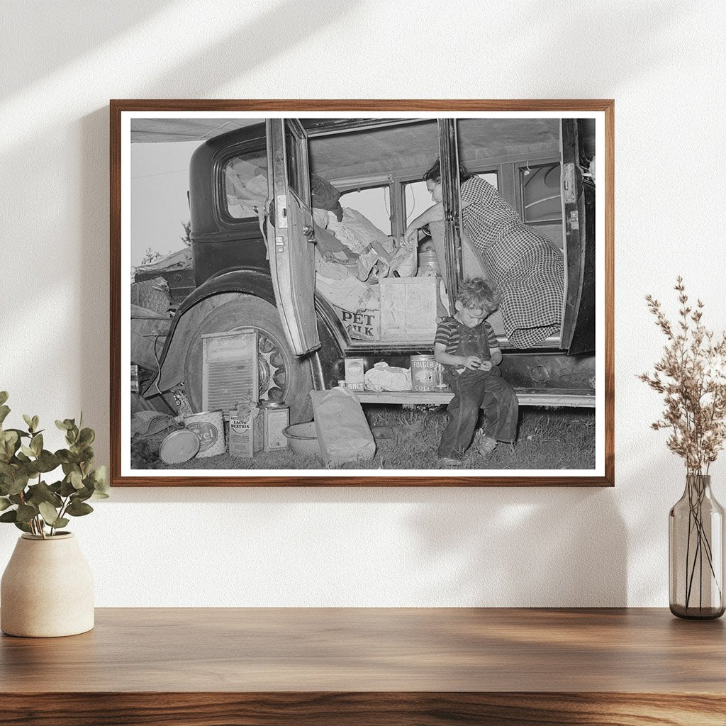 Migrant Familys Belongings in Oklahoma June 1939