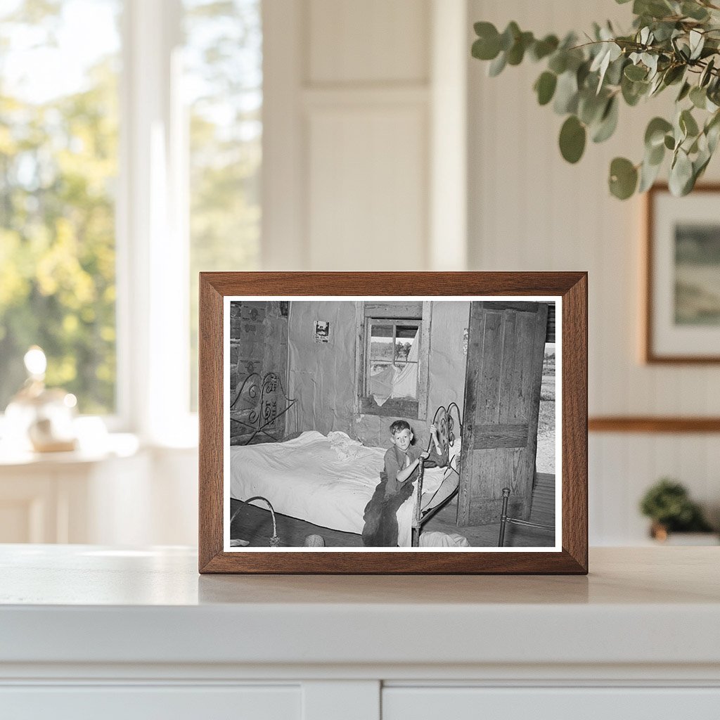 1939 Interior of Agricultural Laborer Home in Oklahoma