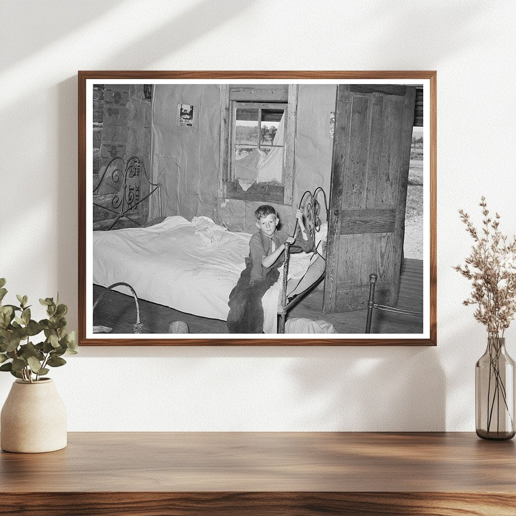 1939 Interior of Agricultural Laborer Home in Oklahoma