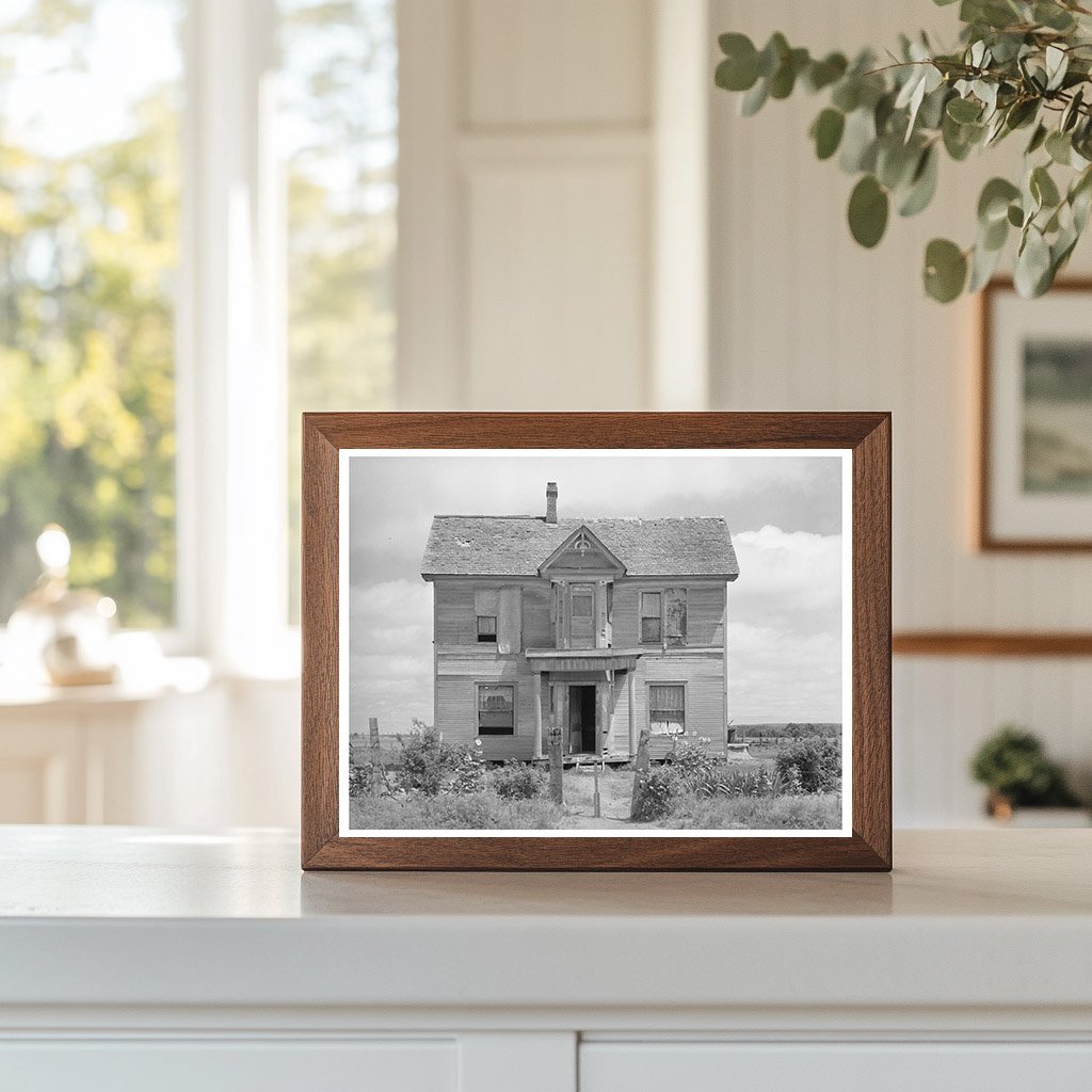 Abandoned Mansion in Muskogee County Oklahoma 1939