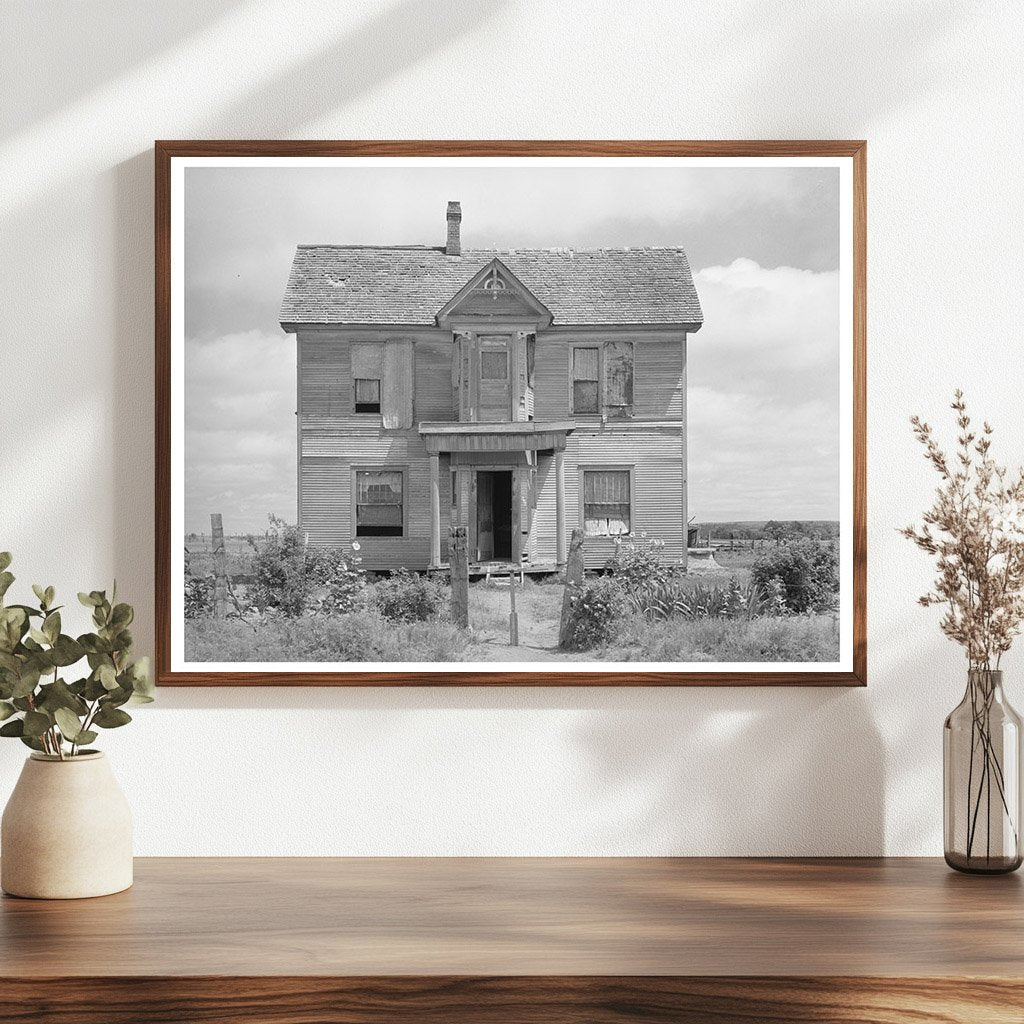 Abandoned Mansion in Muskogee County Oklahoma 1939