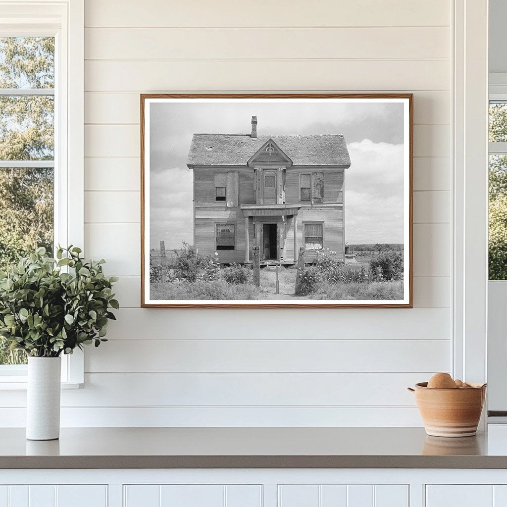 Abandoned Mansion in Muskogee County Oklahoma 1939