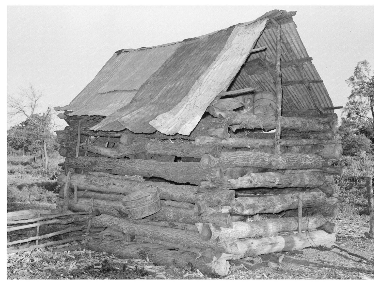 Shed for Indian Agricultural Workers McIntosh County 1939